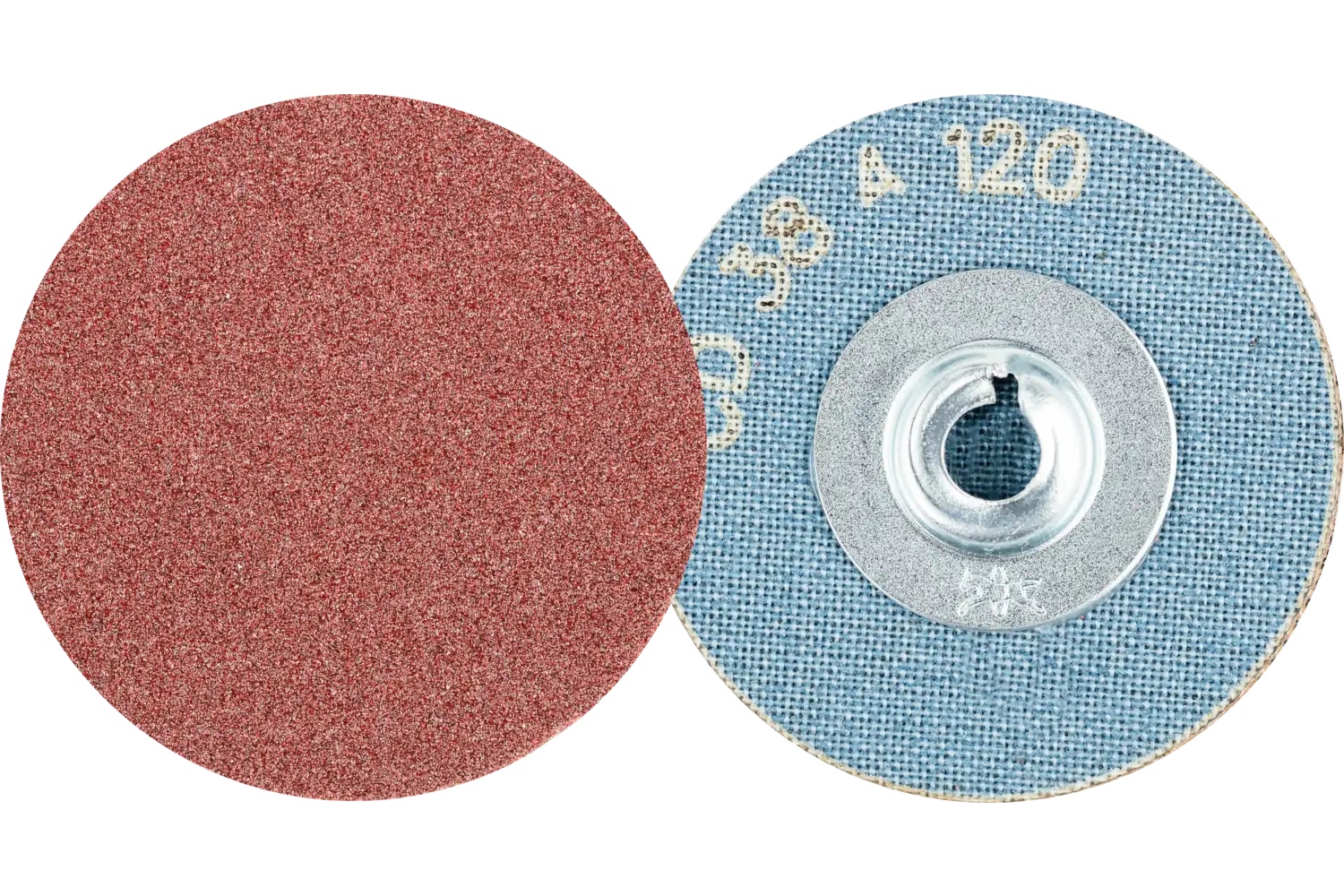 Picture of Pferd CombiDisc® Abrasive Disc, 1-1/2" Dia, Type CD, 120 Grit, Aluminum oxide